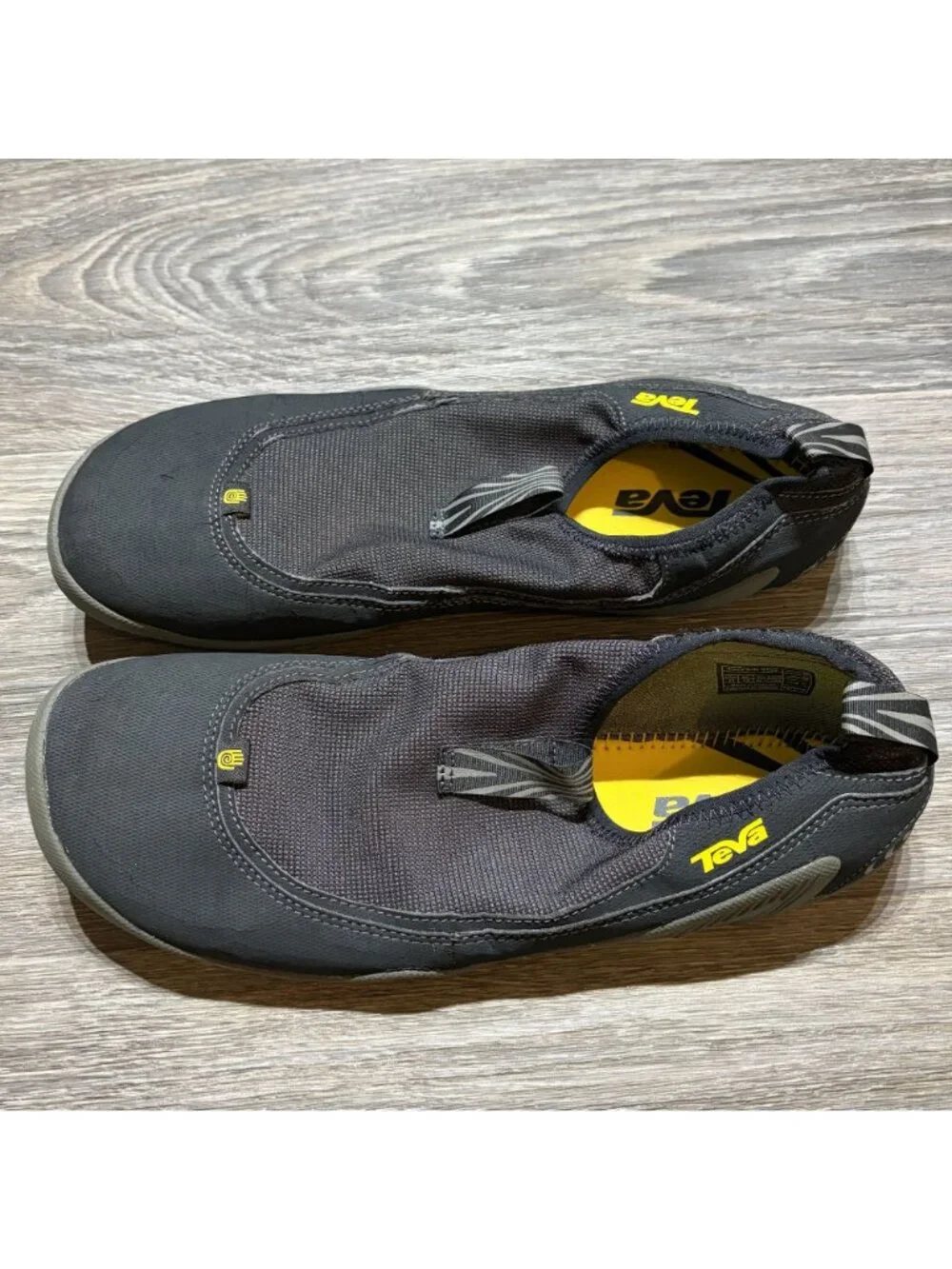 Teva Nilch Mens 11 Hybrid Water Shoes Black Lightweight Quick Dry Mesh Slip On